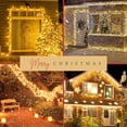 thumbnail image 6 of BN-LINK 2 Pack 99FT 300 LED String Lights, Plug-in Outdoor/Indoor Christmas Tree Lights with 8 Modes, Waterproof String Lights for House Yard, Patio & Xmas Decorations(Warm White), 6 of 6