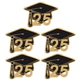 thumbnail image 4 of 5pcs 2025 Graduación Broche Pin Temporada de graduación Accesorios de graduación de graduación Broche Broche Graduación Memorial Pin, 4 of 6