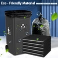 thumbnail image 2 of Toplive Trash Bags 13 Gallon 50 Count Garbage Bags [Extra Thick][Leak Proof] Rubbish Bags Wastebasket Bin Liners for Home Office Trash Can-Black, 2 of 7