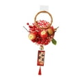 thumbnail image 6 of balikha 2025 Chinese Lunar Year Hanging Decoration 18.5inch Tall Traditional Artificial Fruit for Festival Party Supplies Lightweight Style A, 6 of 9