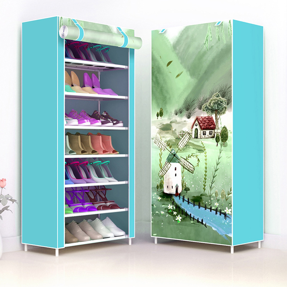 Shoe Rack Non-woven Fabric Shoes Storage Organizer Easy to ...