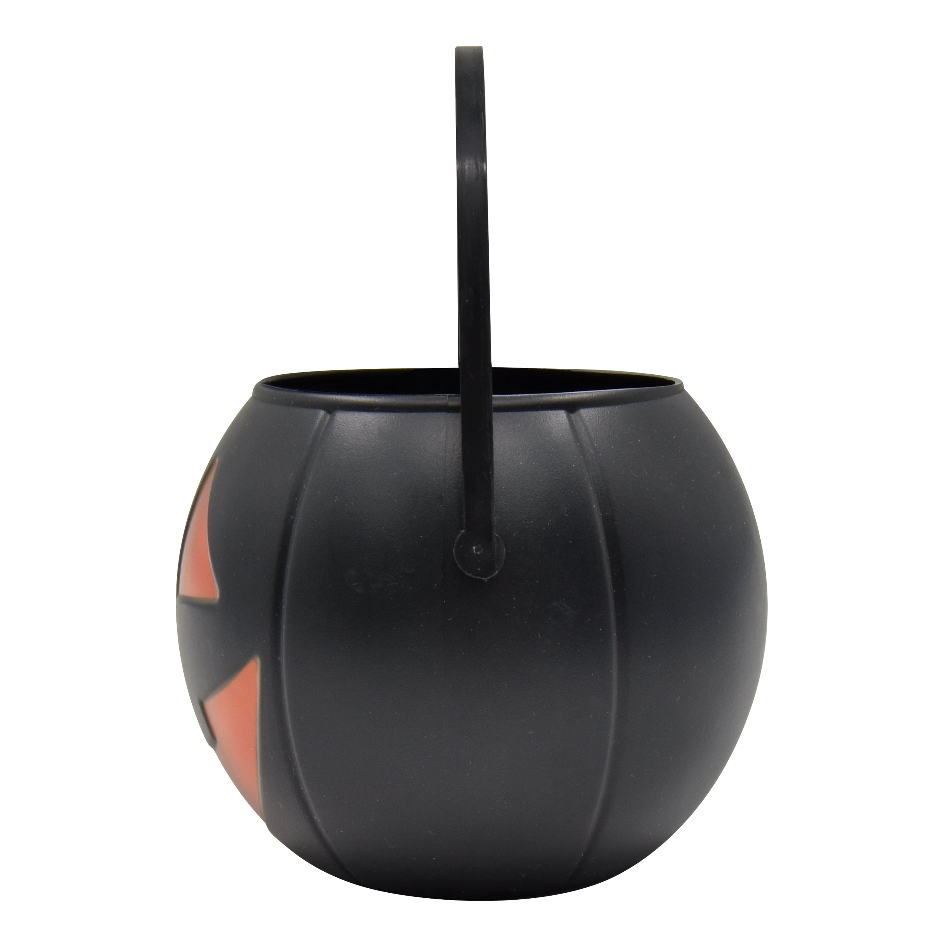 Halloween Jack O’Lantern Mini Candy Bucket, Black, Plastic, 3.5 in, by Way to Celebrate