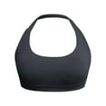 thumbnail image 4 of Tosmy Women Bras Workout Bras Medium Low Support Sports Bras Seamless Open Back Gym Padded Yoga Crop Top Comfortable Everyday Bra, 4 of 4