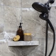 thumbnail image 4 of Palisade Vinyl Waterproof Corner Shower Shelf Venetian Marble, 4 of 7