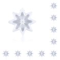 thumbnail image 3 of Moldes de copo de nieve colgante DIY Yuarrent para artesanía hogar decoración regalo de Año Nuevo, 3 of 6