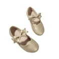 thumbnail image 2 of Lixiuxyad Toddler Little Girls Dress Shoes Flower Girls Ballet Shoes Party Wedding Shoes Flats for Kids Sizes 7(Toddler 18-24 Months), 2 of 7