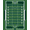Green, Pattern 1, variant on ODIKA Stadium With Goal Posts And Yard Markers Football Field Sport Playful Expressive Non-Slip Chair-Friendly for Home Office, Gaming Room, Under Desk