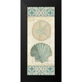 thumbnail image 2 of Adams, Emily 12x24 Black Modern Framed Museum Art Print Titled - Beach Treasures II, 2 of 5