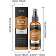 thumbnail image 2 of Nexa Rust Remover Spray, Nexa Spray, Rust Remover for Metal, Iron Stain Cleaner, Heavy Duty Rust Dissolver for Metal, Tools, Cars, Chains (1, 1Pcs), 2 of 7