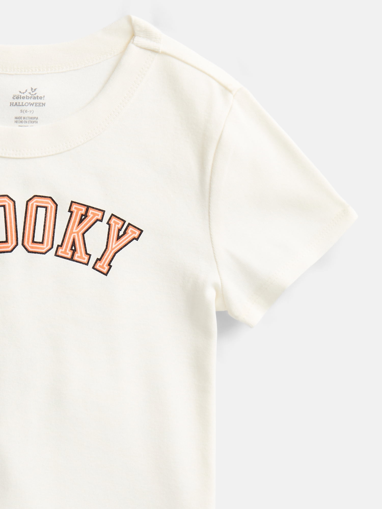 Halloween Girls Graphic Tee with Short Sleeves from Way to Celebrate, Sizes 4-18