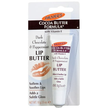 Palmer's Cocoa Butter Formula Dark Chocolate & Peppermint Lip Butter 0.35 (Best Lip Balm For Dry And Dark Lips)