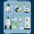 thumbnail image 4 of Jouet Fusée Spatiale Astronaute Jouet d'Éducation Précoce Cadeau d'Anniversaire pour Garçons Filles, 4 of 5