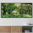 thumbnail image 3 of wall26 Framed Canvas Print Wall Art Set Southern Country Green Forest Tree Trail Nature Wilderness Photography Realism Rustic Landscape Colorful for Living Room, Bedroom, Office - 16&quot;x24&quot;x3, 3 of 5