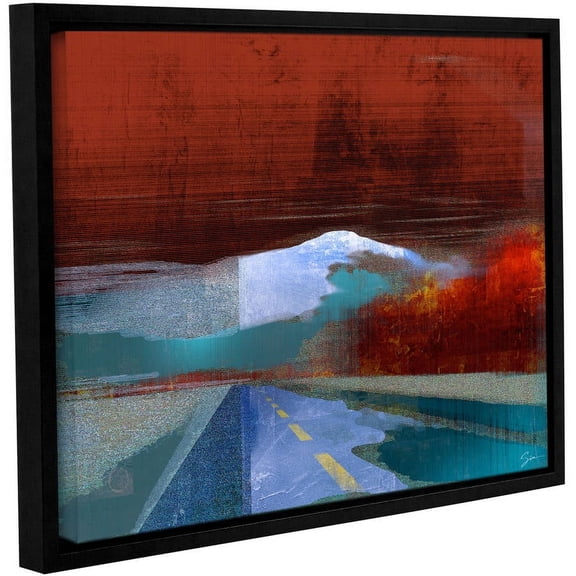 ArtWall Greg Simanson "Landscape I" Gallery-Wrapped Floater-Framed Canvas