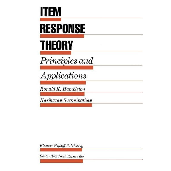 Item Response Theory: Principles and Applications, (Paperback)