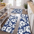 thumbnail image 2 of Pioneer Flower Floral Print Pattern Kitchen Rugs Sets Of 3,Kitchen Runner Rugs Non Skid Washable,Decorative Kitchen Floor Mats for Kitchen,Sink,Laundry,17"x30"+ 17"x47" + 17"x59", 2 of 6
