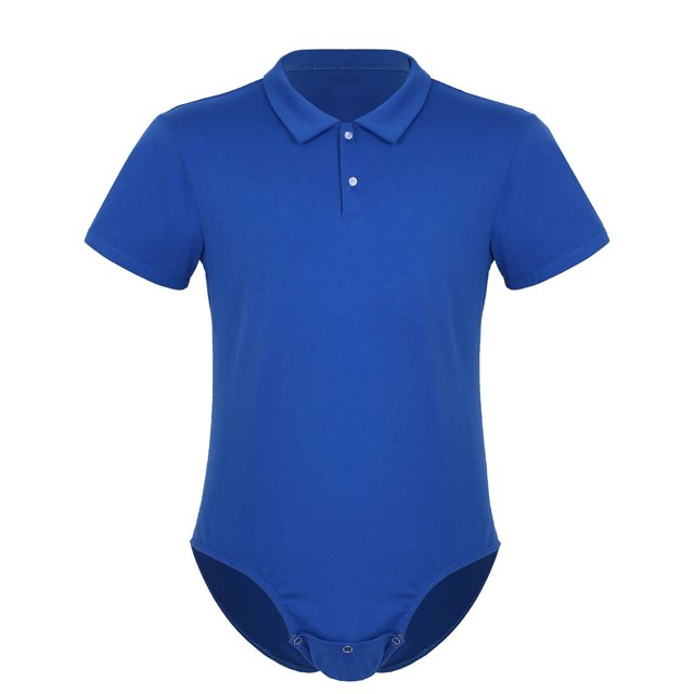 Men One-piece Exotic Lingerie Short Sleeve Crotch Shirt Bodysuit Teddies Romper Male Leotards Bodycon Catsuit Gymnastic SwimsuitL Gong Bohan LED