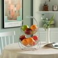 thumbnail image 2 of Basicwise Metal Storage Basket, Handles, 2 of 7