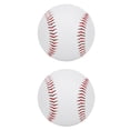 thumbnail image 2 of Softball, 2 Pcs Balle de Baseball d'Entraînement Élastique en PU Durabilité Éprouvée, 2 of 9