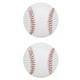 thumbnail image 2 of Pelotas de béisbol suaves 2 uds relleno elástico suave de PU pelota de entrenamiento resistente al desgaste Base de práctica de bateo golpe de bate de aleación de Softbol ANGGREK Otros, 2 of 8