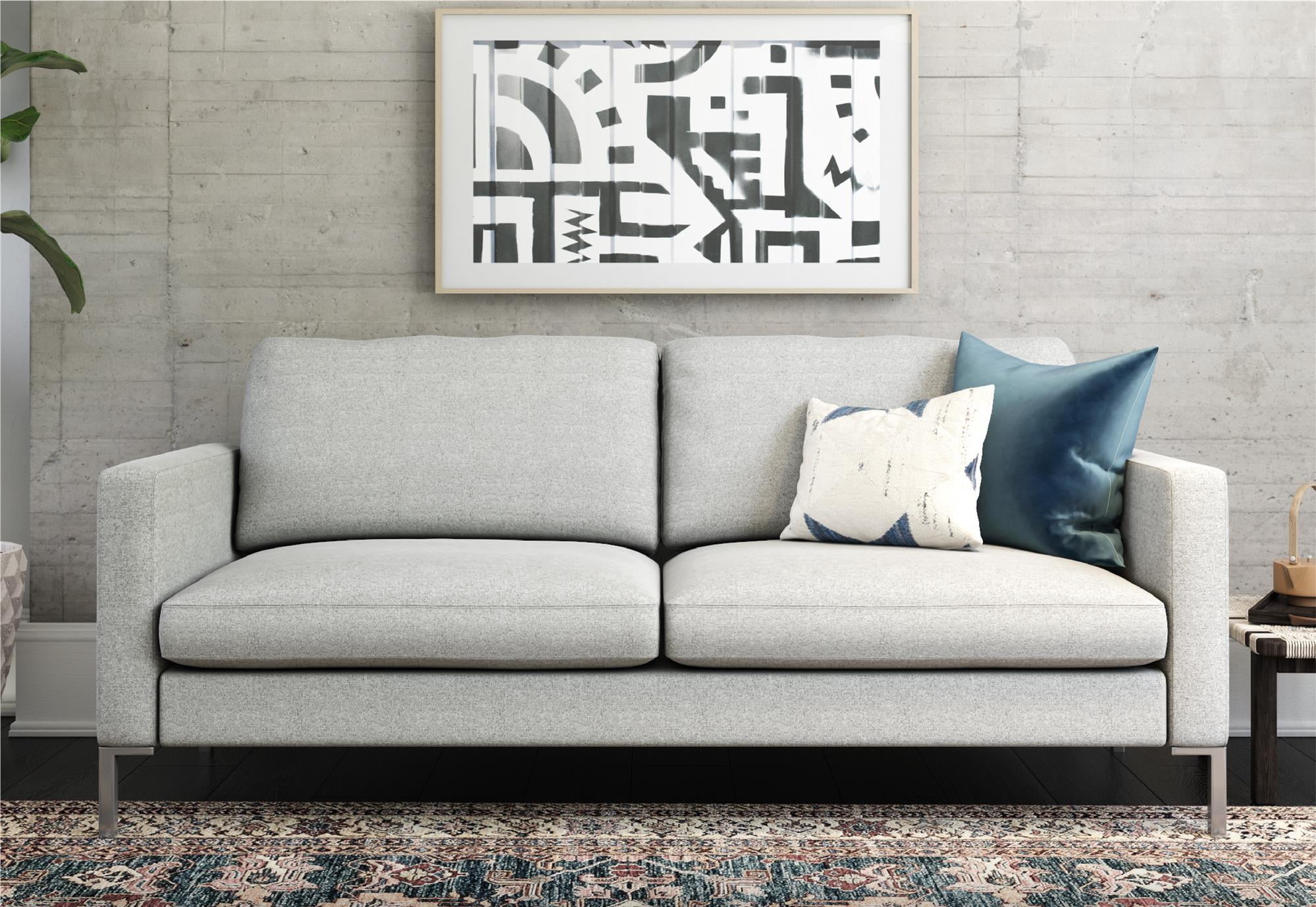 DHP Lexington Sofa, Gray Linen