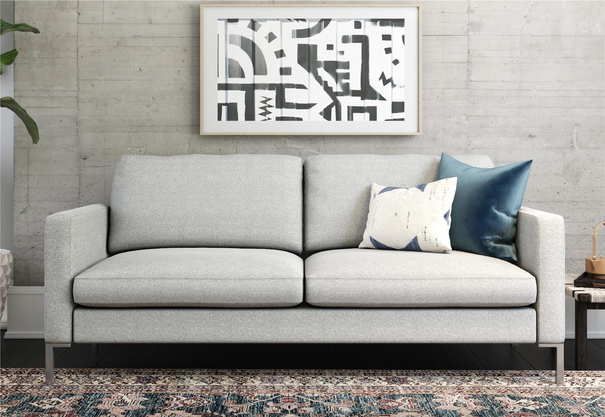 DHP Lexington Modern Sofa & Couch, Living Room Furniture, Gray Linen - image 3 of 15