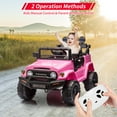thumbnail image 1 of Kojooin 12V Licensed Toyota Ride On Truck, Battery Powered Kids Car with Remote Control, Spring Suspension, EVA Tires and LED Lights, 1 of 7