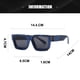 thumbnail image 2 of Gafas de sol modernas y versátiles con personalidad europea y americana, fabricadas en PC, metal, HD., 2 of 5