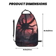 thumbnail image 2 of Easygdp Giant Monster Over City Car Kick Mat Seat Cover 2 Pcs Anti-Kick Pockets Storage Mat Back Seat Cover Car Seat Protector, 2 of 8