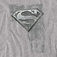 thumbnail image 2 of Superman T-Shirt Riveted Metal Unisex Graphic Tee For Men & Women, 2 of 7