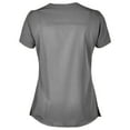 thumbnail image 2 of Panda Uniform by HeedFit Women’s Hem V-Neck Stretchable Scrub Top – XL Charcoal, 2 of 4
