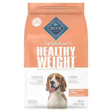 UPC: 0840243135356 | Blue Buffalo True Solutions Fit & Healthy Weight Control Chicken Dry Dog Food for Adult Dogs Whole Grain 4 lb. Bag