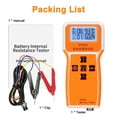 thumbnail image 1 of 3 dígitos rc3563 200 ohm 100v batería portátil resistencia interna probador de voltaJe de 3 dígitos probador de batería de alta precisión ac de Cuatro cilindros, 1 of 7