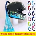 thumbnail image 3 of Braids Pigtails Motorcycle Helmet Braid Ponytail Motorbike ❀ Riding Helmet U8E1, 3 of 5