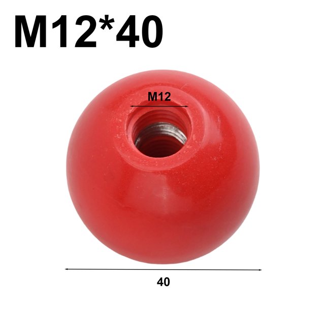 Efficient And Versatile Machine Tool Handle Ball Nut for Various Industries M12-40 Iron Red