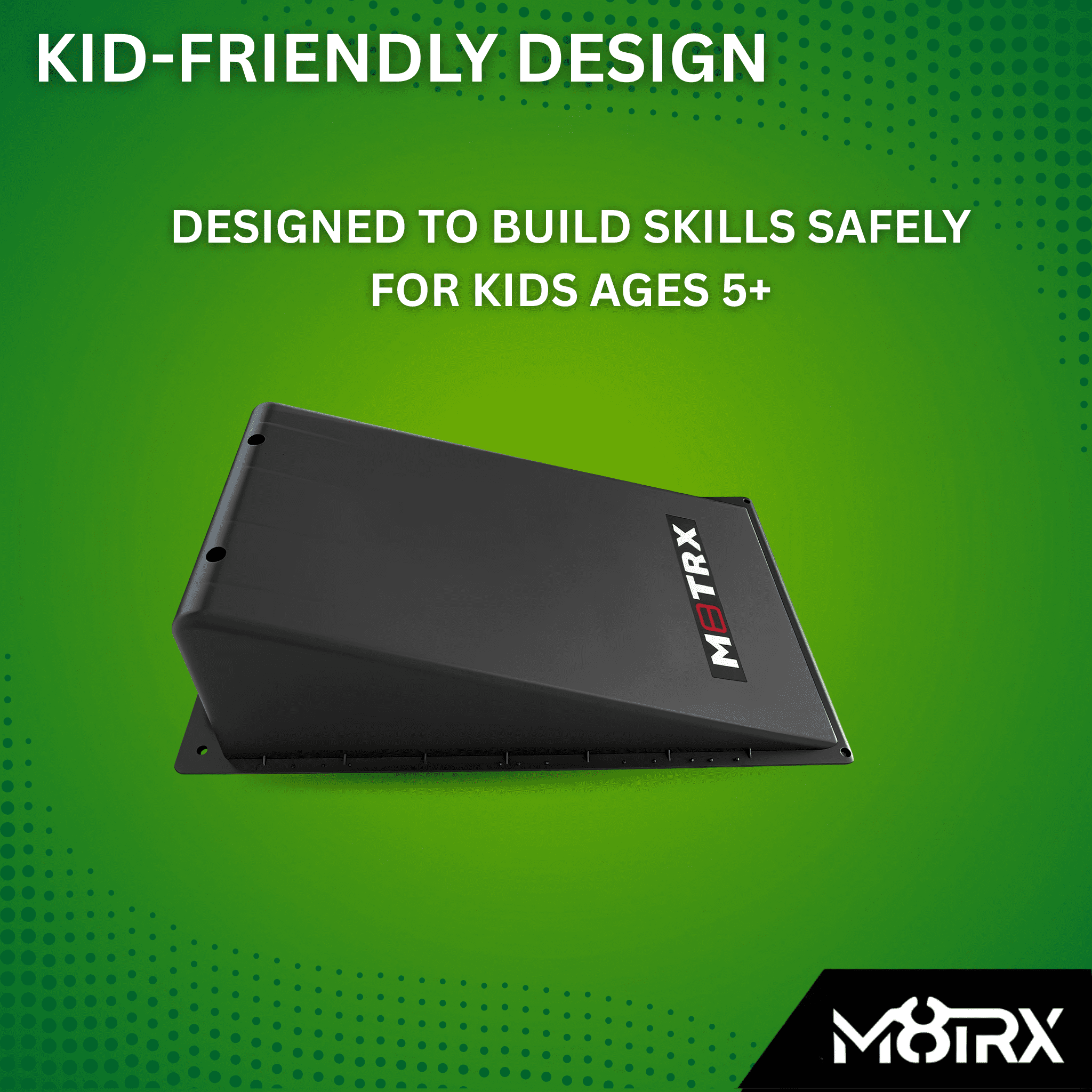 M8TRX Mini Skateboard, Bike, and Scooter Ramp for Kids Ages 5+