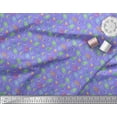 thumbnail image 3 of Soimoi Viscose Chiffon Fabric Coral & Seashell Ocean Decor Fabric Printed Yard 42 Inch Wide, 3 of 3
