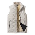 thumbnail image 5 of Chaleco de plumón sin mangas para hombre y mujer, chaqueta cálida y versátil con cuello levantado, novedad de otoño e invierno, 2024, 5 of 5