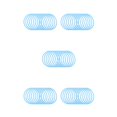 thumbnail image 2 of Moyic Paquete de 10 pulseras de silicona, decoraciones de moda flexibles, accesorios para juegos de rol, dijes luminosos, regalos de gelatina para diez 5piezas, 2 of 5