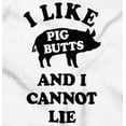 thumbnail image 2 of Like Pig Butts Cannot Lie Bacon Lover Crewneck T Shirts Boy Girl Teen Brisco Brands XS, 2 of 6