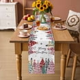thumbnail image 3 of Christmas Tree Table Runner 108 Inches, Colorful Xmas Trees Snowflake Winter Bed Runner Dresser Scarves Tabletop for Indoor Outdoor Parties/Ceremony/Banquet, 13"x 108", 3 of 8