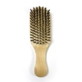 thumbnail image 6 of 1 Men Boar Hair Bristle Beard Mustache Brush Soft Hard Palm Round Wood Handle !!, 6 of 6