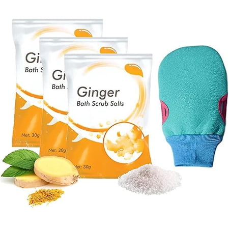 Lymphatic Dra_inage Ginger Bath Salts For Foot Soak Relaxing Bath De
