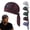 D, variant on Cooling Skull Cap Helmet Liner Breathable Sweat Wicking Bandana Cap for Men Women Cycling Running Motorcycle Hard Hat Wear (E, 1PC)