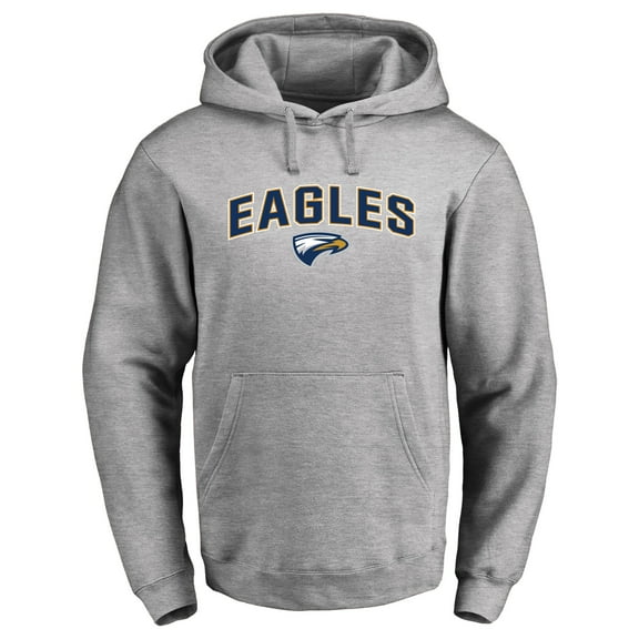 Men's Ash Emory Eagles Proud Mascot Pullover Hoodie