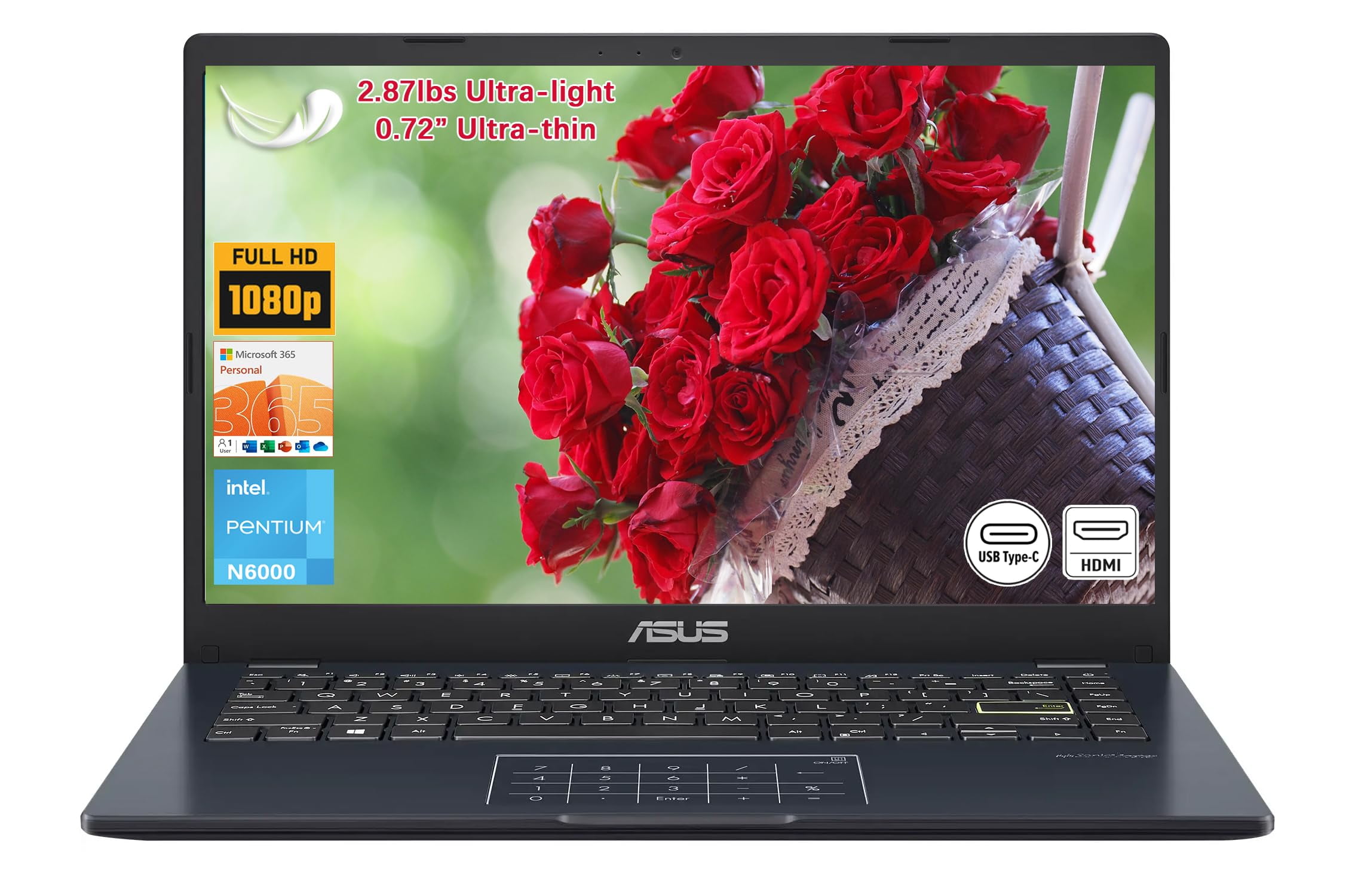 ASUS Thin & Lightweight Vivobook Go 15.6