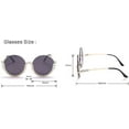 thumbnail image 4 of Vintage Round Rhinestone Sunglasses Women Retro Diamond Glasses Fashion Luxury Woman Bling Crystal Eyewear UV400, 4 of 5