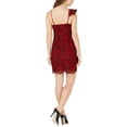 thumbnail image 2 of GUESS Womens Teegan Cocktail Dress, Red, Small, 2 of 2