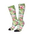 thumbnail image 2 of Balery Tropical Flamingo Printed Novelty Socks Men's Women's Crew Socks Sports Socks Knee High Socks Cotton Socks Quirky and Cool Socks, 2 of 9