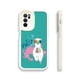 thumbnail image 1 of Exprese su personalidad con una funda de teléfono plateada mate con diseño de dibujos animados divertido y caprichoso para iPhone 15 Pro Max 14 13 12 Pro 11, 1 of 4